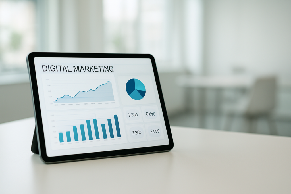 デジタル化・AI導入補助金 - digital marketing software interface