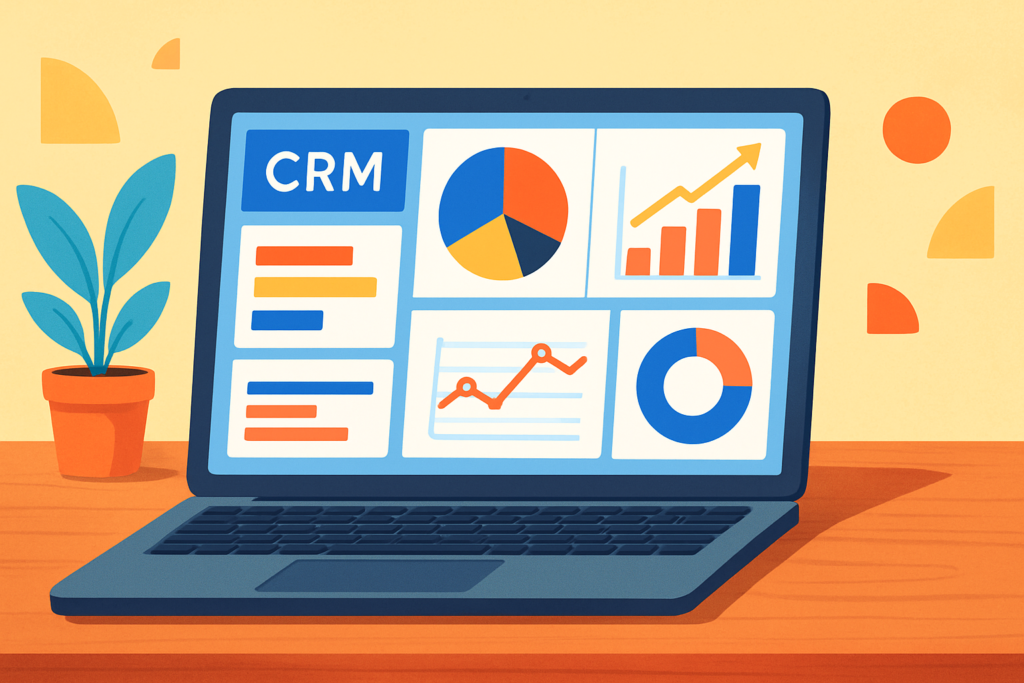 CRM 導入 中小企業 - CRM dashboard