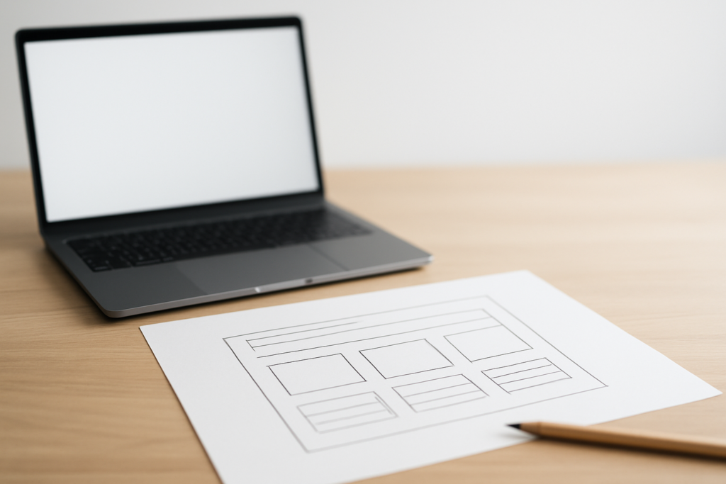 コンテンツ オリジナリティ - website structure blueprint