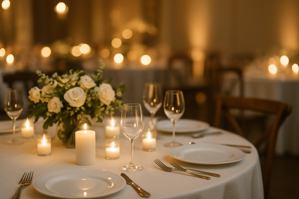 イベント会社 SEO - elegant wedding reception table