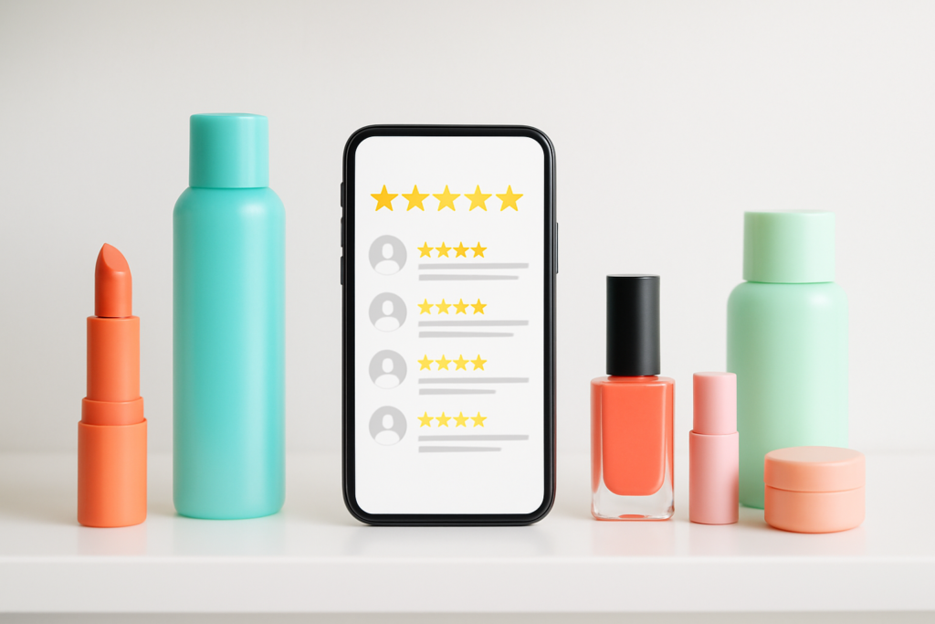 業種別 SEO対策 - colorful cosmetic products