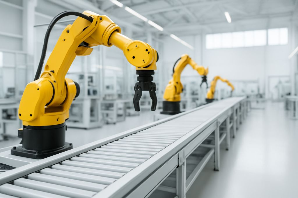 集客 - modern factory assembly line