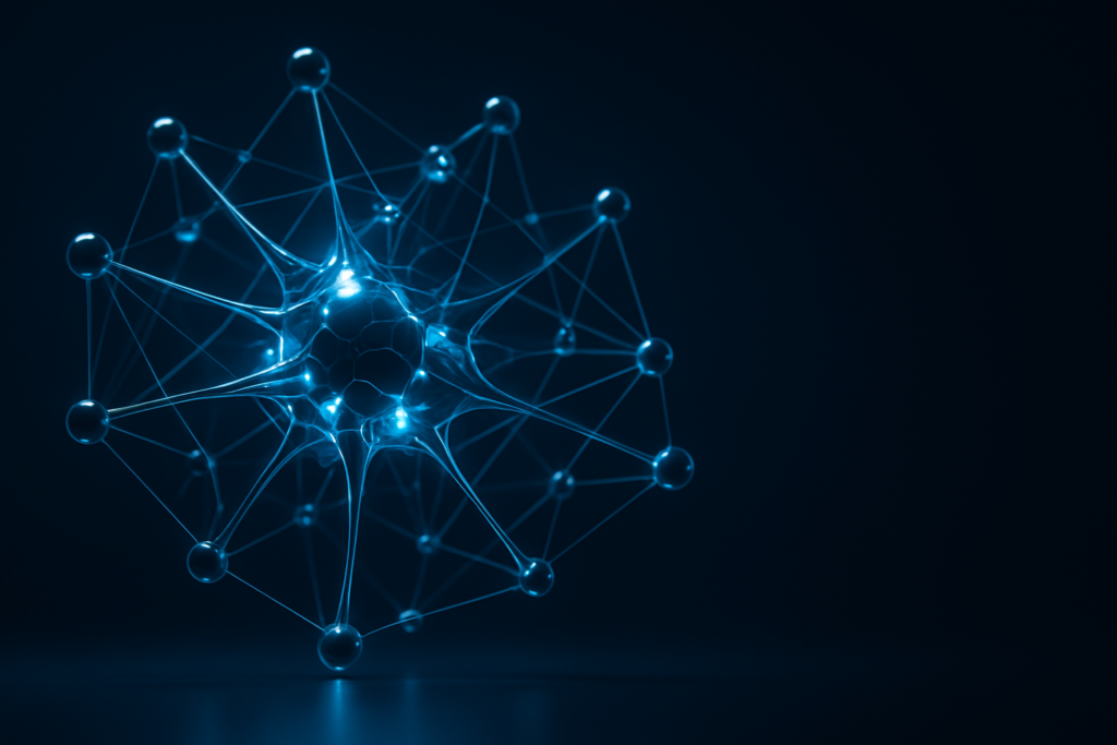 Claude AI SEO - neural network diagram