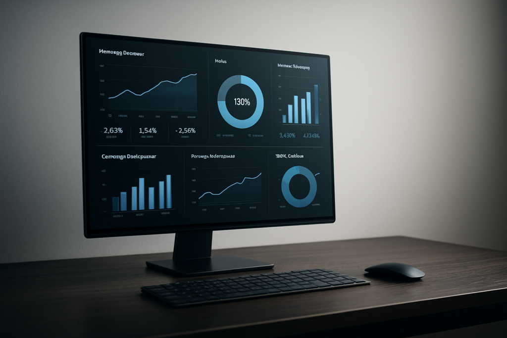月次マーケティングレポート 自動化 - digital dashboard