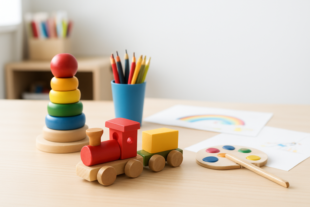 SEO - bright wooden toys