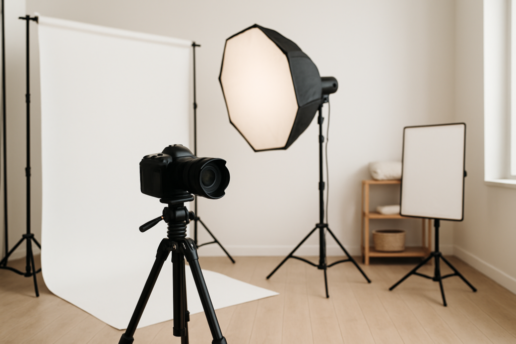 写真スタジオ 集客 SEO - professional photo studio backdrop