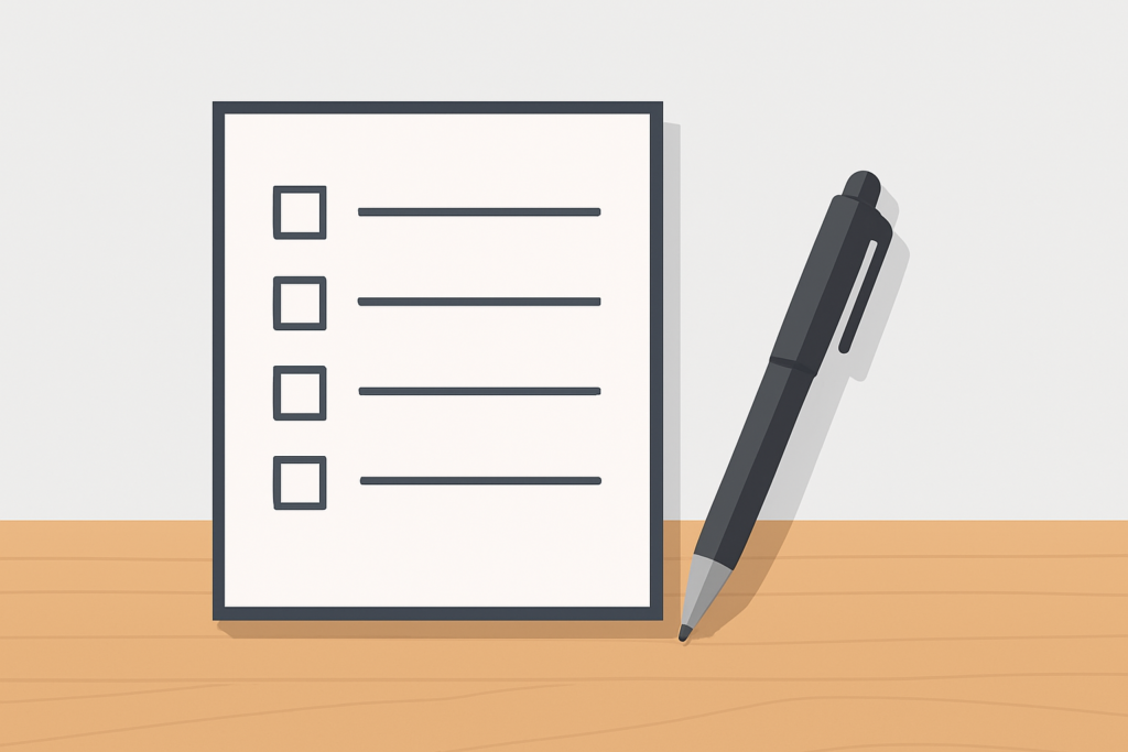 IT導入支援事業者 選び方 失敗 - blank checklist
